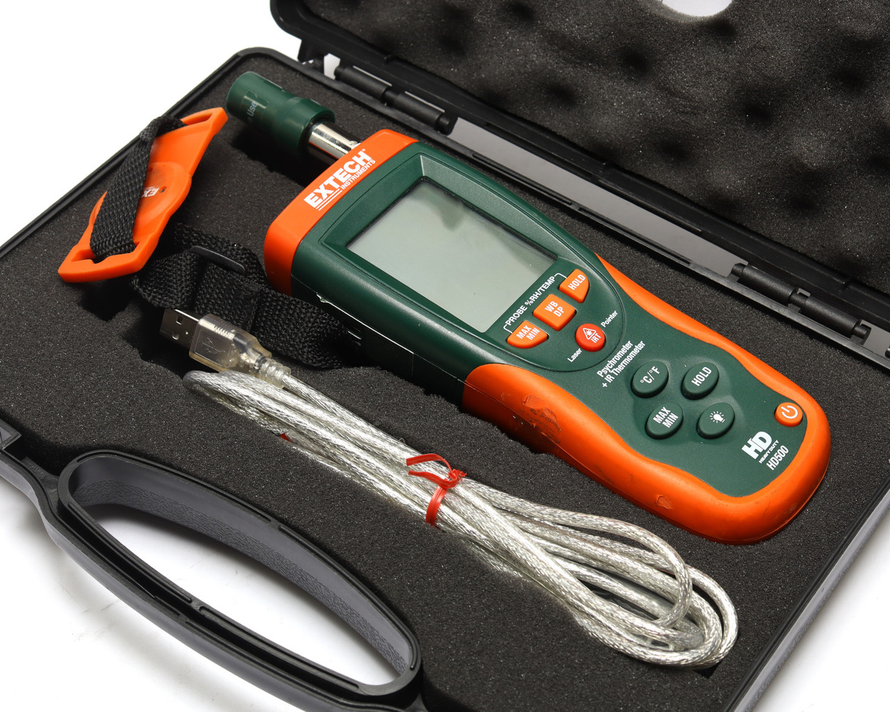 Extech HD500 Psychrometer with InfraRed Thermometer