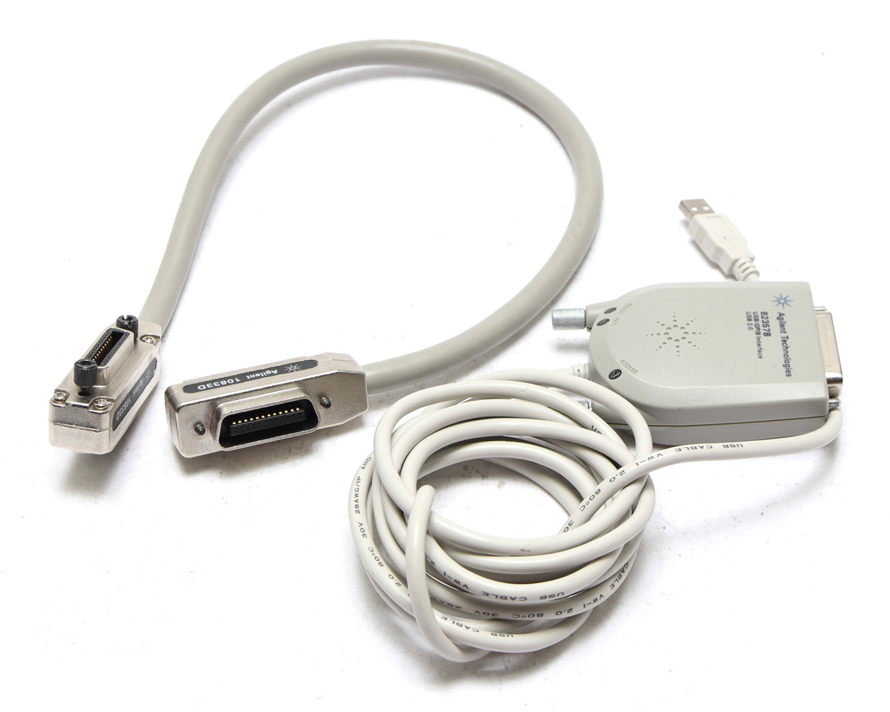 Agilent 82357B USB/GPIB Interface High-Speed USB 2.0 & 10833D GPIB