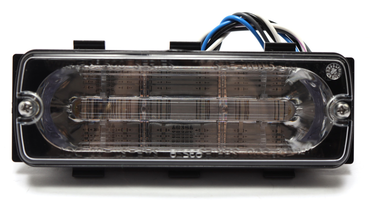 Whelen 50B02ZCR 500 Series Linear LIN6 Blue LED, Clear Lens