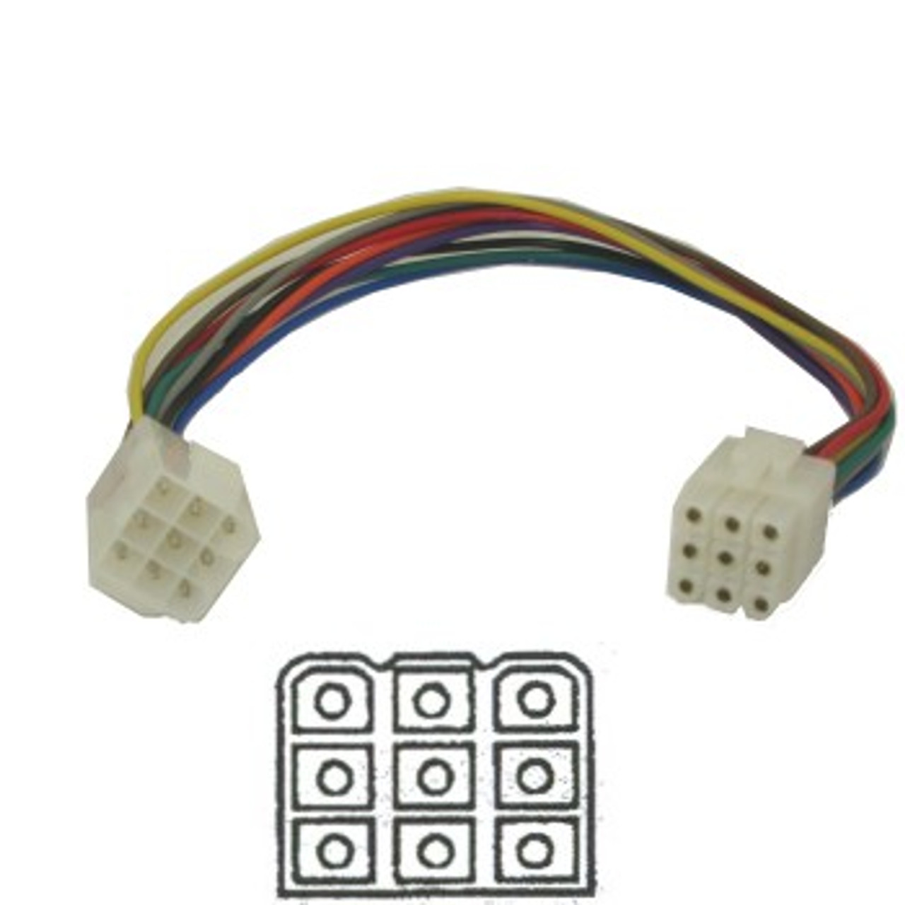 Molex-Style Mating Connector Set - 9 Pin