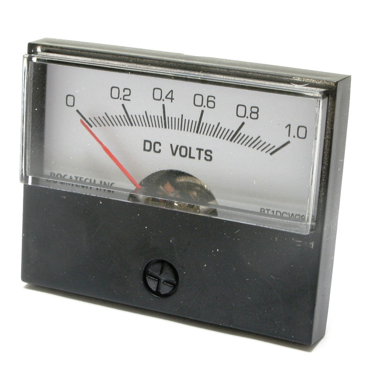 0 - 1 Volt DC Analog Panel Meter, 2 Inch Meter