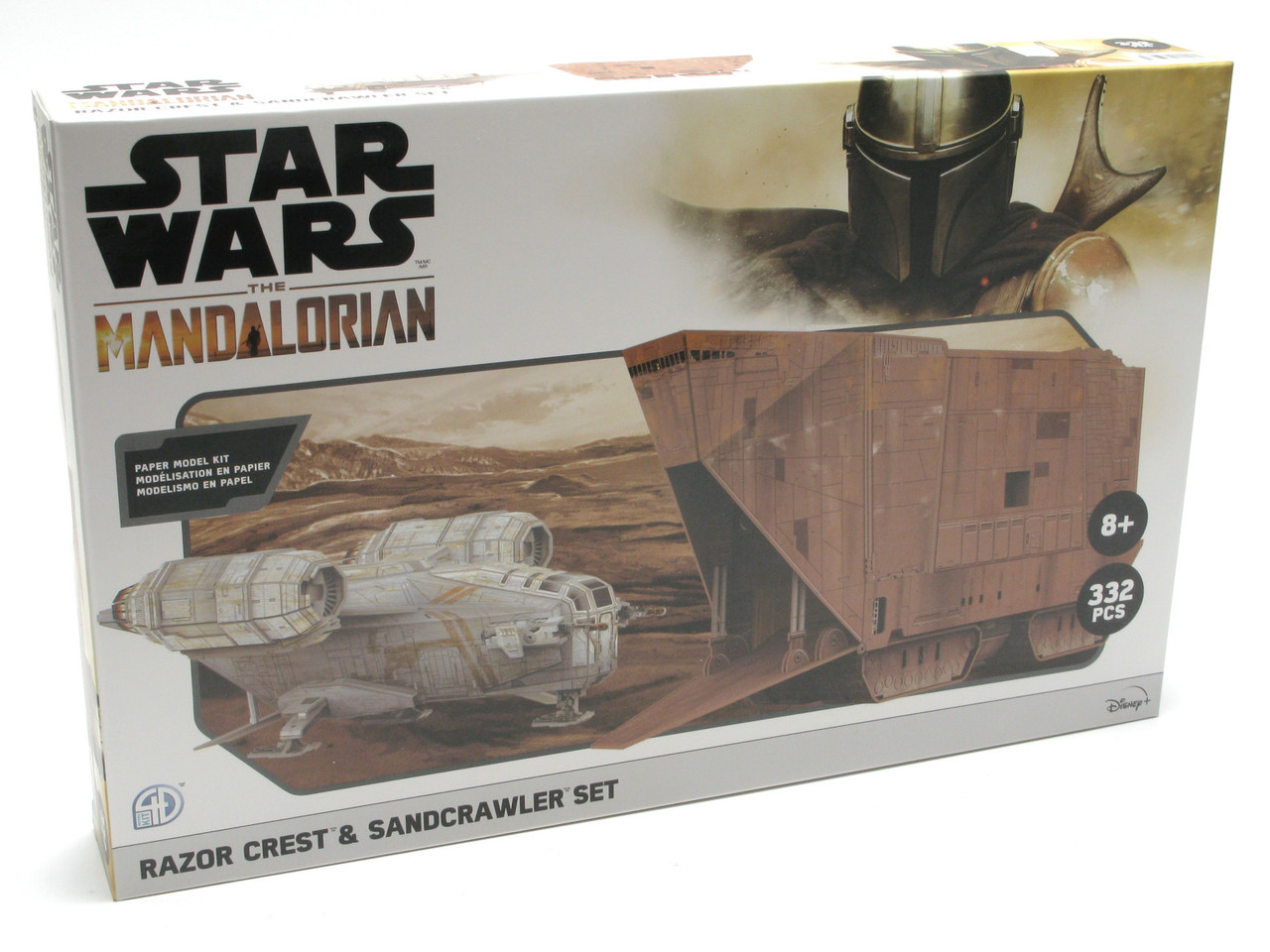 Mandalorian Razor Crest 4D Cityscape Star Wars 3D Paper Model Kit - 140 ...
