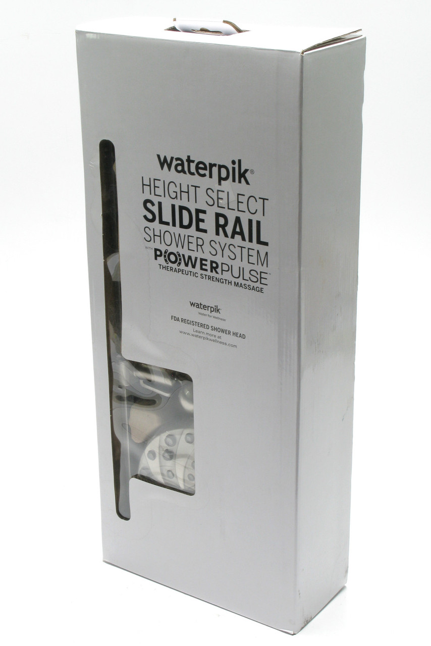 Waterpik HeightSelect Dual Slide Rail Shower System w/PowerPulse