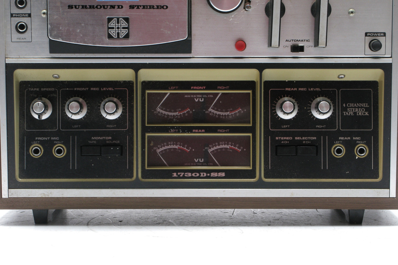 Akai 1730D-SS 4ch Surround Sound Stereo Reel-to-Reel Tape Deck