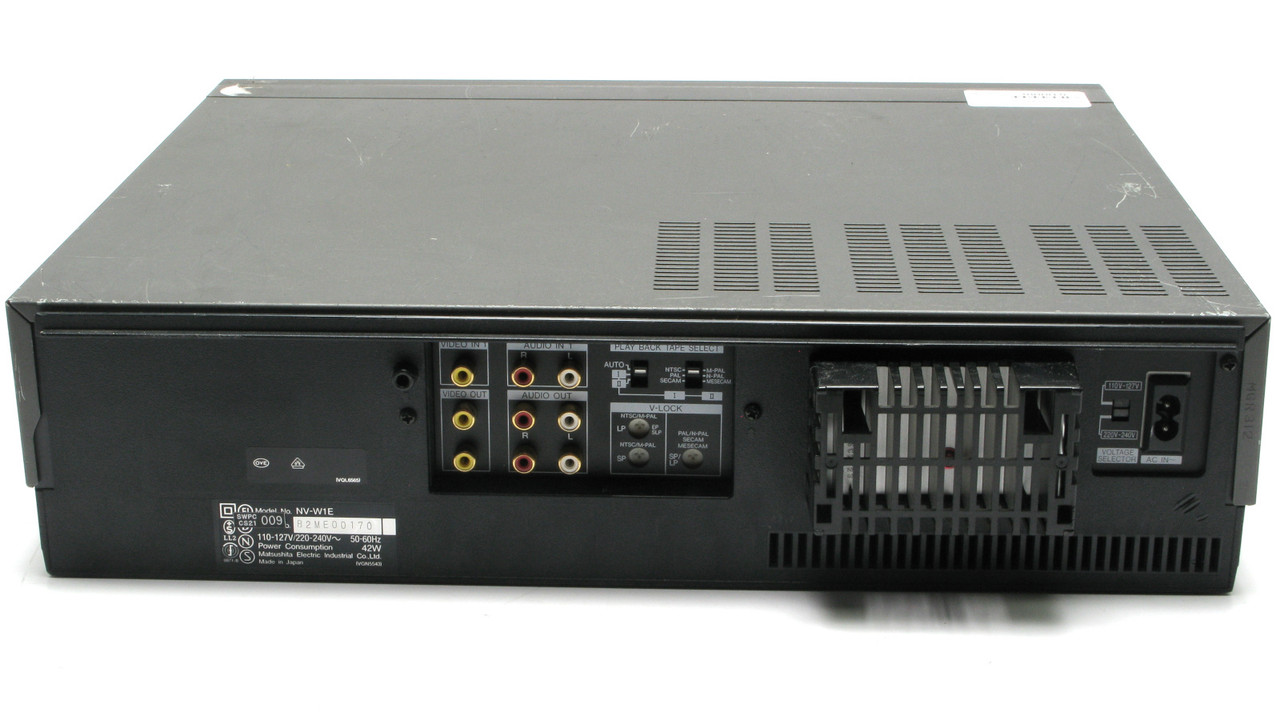 Panasonic NV-W1 Worldwide Hi-Fi Stereo Video Cassette Recorder