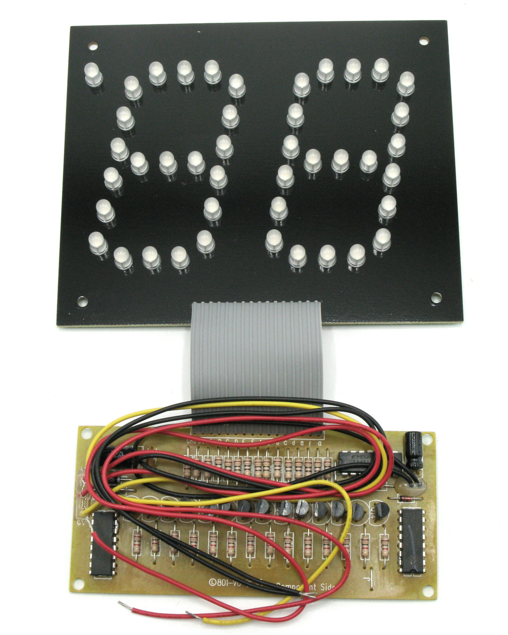 LED Up Counter, 2 Digit Display, Non-resettable