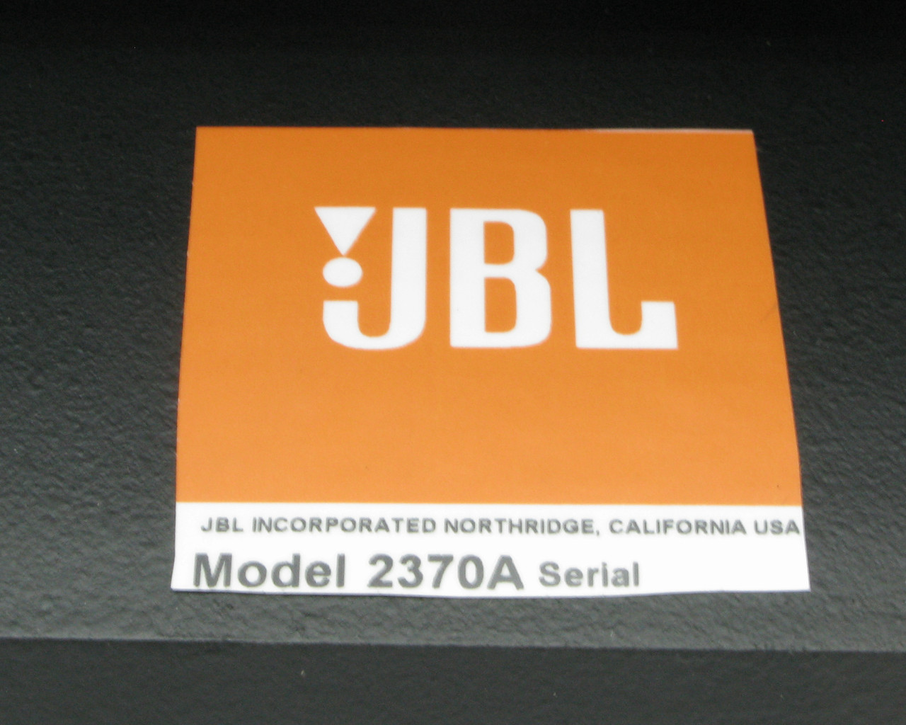 JBL 2370A Flat-Front Bi-Radial Horn