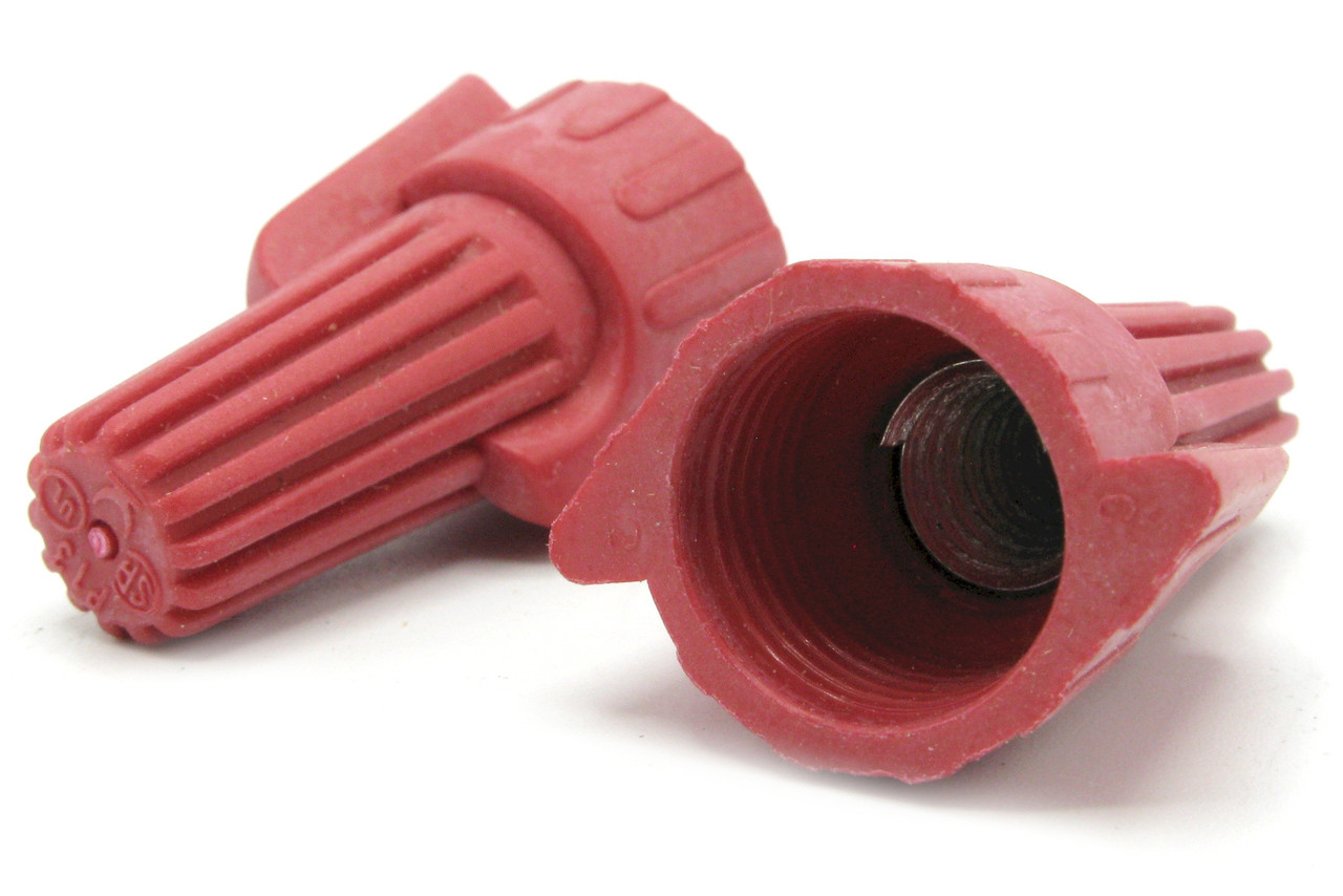 P13 Winged Twist-On Wire Connectors, Red, 8-18 Gauge, 110 Piece Lot