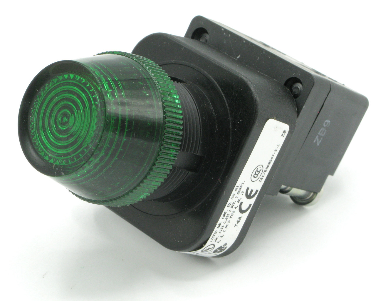 Qrh Panel Allen-Bradley 800H-QRH2G 30mm Panel Mount LED Pilot Light, Green