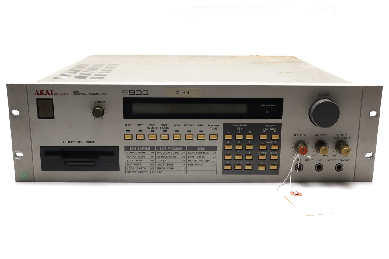 配信機器・PA機器・レコーディング機器 akai s900 midi digital sampler Akai S900 MIDI Digital Sampler