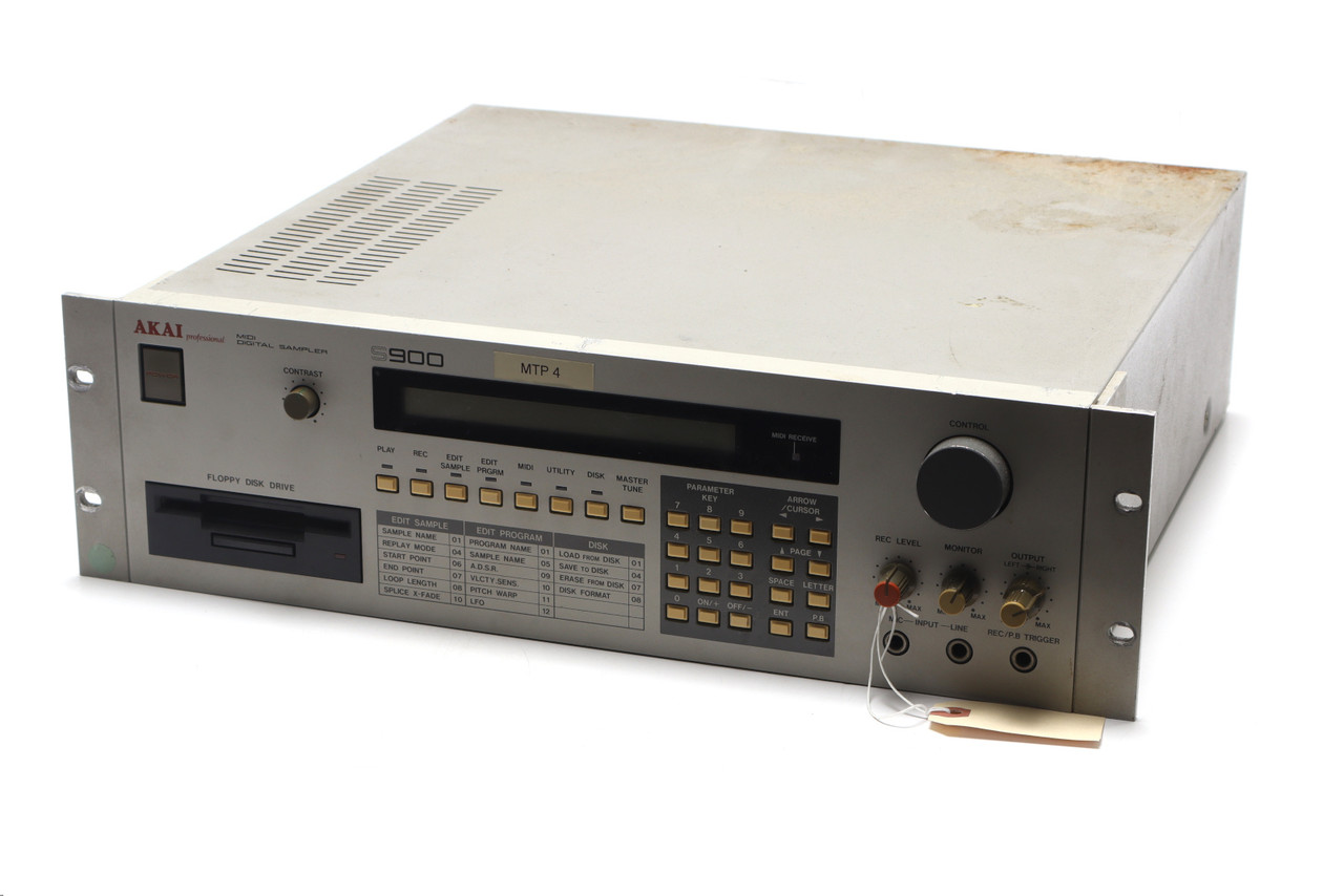 配信機器・PA機器・レコーディング機器 akai s900 midi digital sampler 配信機器・PA機器・レコーディング機器 akai s900 midi digital