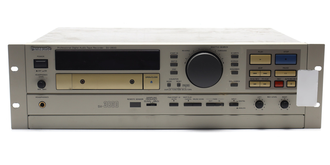 Panasonic SV-3800 Professional DAT Recorder