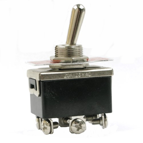 DPDT ON-OFF-ON Industrial toggle switch, screws