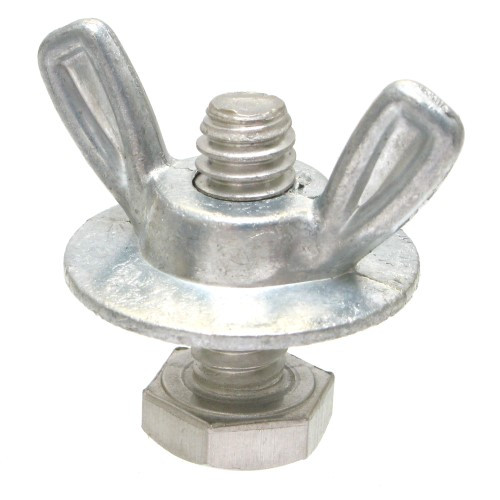 Stainless Steel Bolt & Wing Nuts 12 Pack