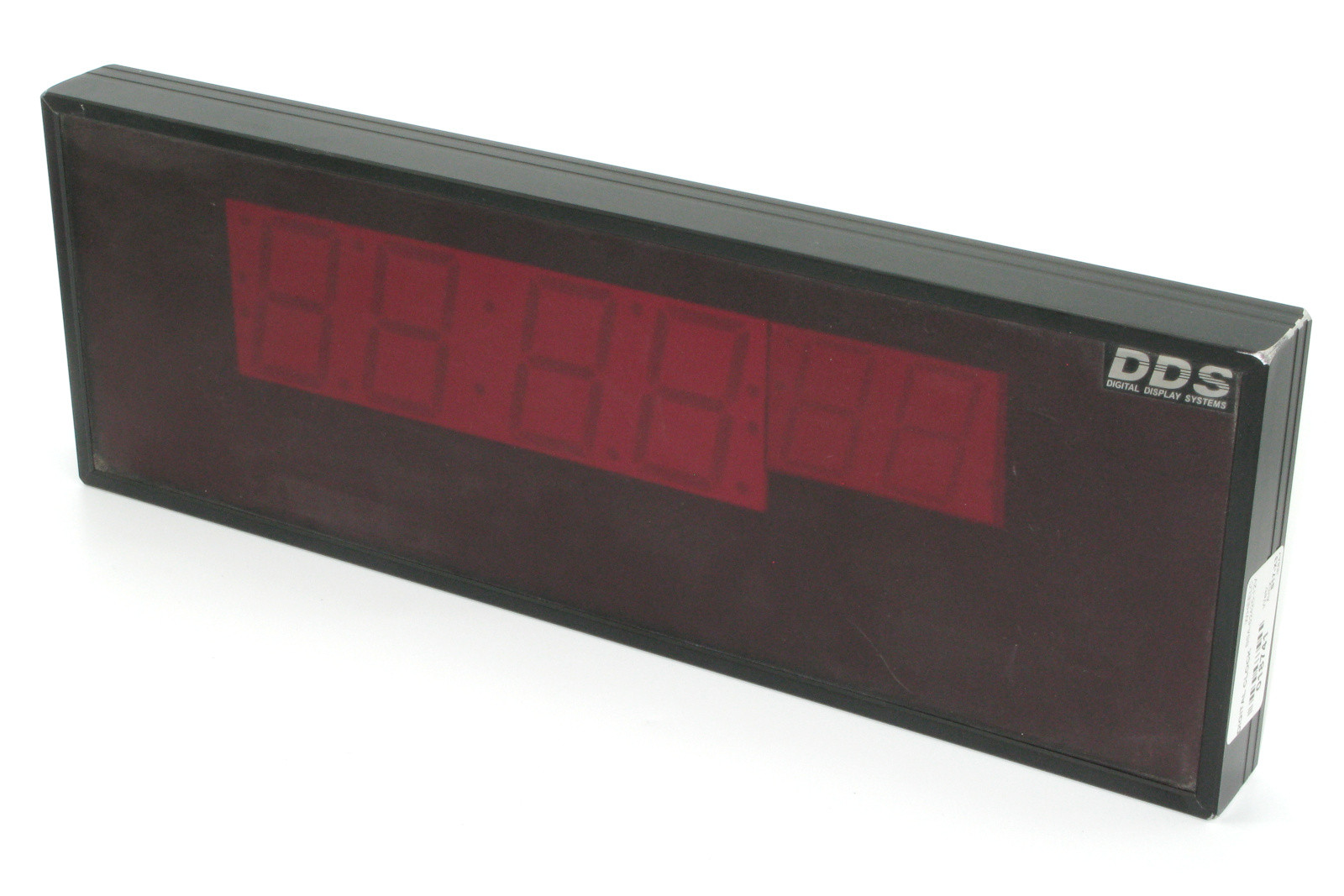 6 Bit Clock Display Digital Display Systems BSA-62425 Digital Clock, 6 Digit, Red LED, 12 ...