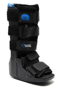 United Ortho Air Cam Walker Fracture Boot, Small, Black