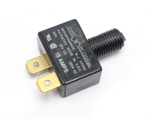 Snap Action Inc. MB1 Push-To-Reset Circuit Breaker, 15 Amp