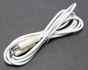 CA192W Cable Stereo Phone Plug to Stereo Phone Plug, White, 6ft