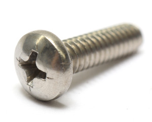 10-24 X 3/4" Stainless Steel Phillips Head Screws, 100pcs