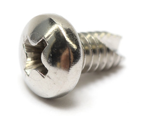 10-24 X 3/8" Stainless Steel Phillips Thread Cutting Screws, 100pcs