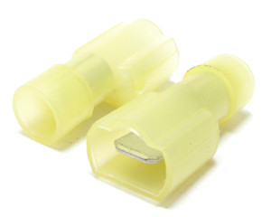 12 - 10 AWG Fully Insulated Male Push-On, 50 Piece 12 - 10 AWG Fully Insulated Male Push-On, 50 Piece