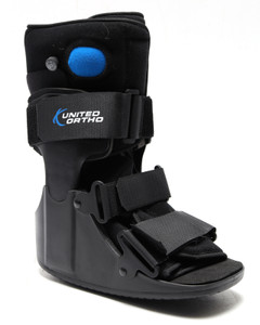 United Ortho Short Air Cam Walker Fracture Boot, Small, Black