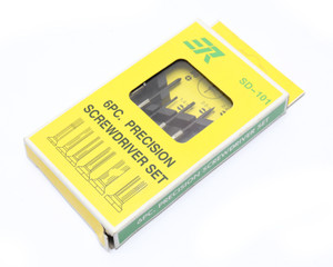 ER SD-101, 6 Piece Mini Precision Screwdriver Set