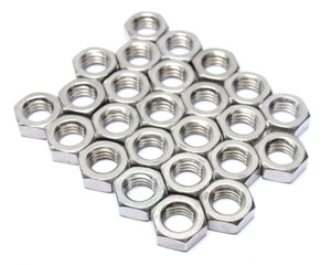 1/2"-13 X 1/4" Stainless Steel Hex Nuts, 25pcs 1/2"-13 X 1/4" Stainless Steel Hex Nuts, 25pcs
