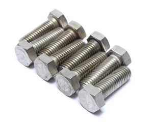 1/2"-13 X 1-1/2" Stainless Steel Hex Bolts, 8pcs