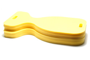 Soft Foam Swimming Pool Float, Yellow, 4pk Soft Foam Swimming Pool Float, Yellow, 4pk