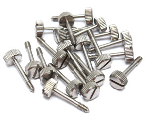 #6-32 x 1-1/16" Stainless Steel Captive Thumb Screws, 20pcs #6-32 x 1-1/16" Stainless Steel Captive Thumb Screws, 20pcs