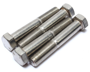 1/2"-20 x 3" Stainless Steel Hex Bolts, 4pcs 1/2"-20 x 3" Stainless Steel Hex Bolts, 4pcs
