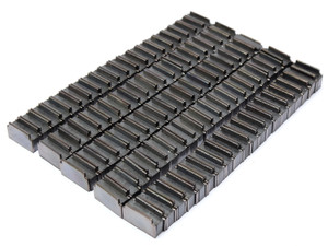 Ferrite Rectangular Magnets, 7/8" x 3/8", 100pcs