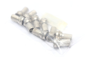 F-Type Male Twist On Connectors for RG6 Coaxial Coax Antenna Cable, 10pcs