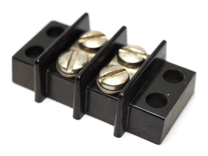 2 Position, Double Row, Terminal / Barrier Strip