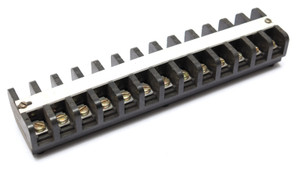 13 Position Terminal Strip, 300V, 20 Amp