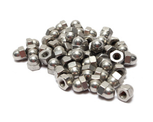 #10-32 Stainless Steel Acorn Cap Nut, 3/8" Hex, 50pcs