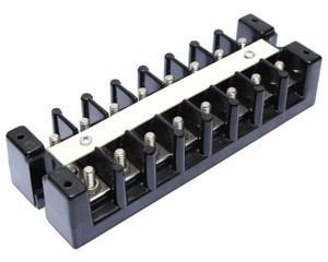 Marathon 1508ST 8-position 600V, 75 Amp Barrier Terminal Block, Stud Terminal Marathon 1508ST 8-position 600V, 75 Amp Barrier Terminal Block, Stud Terminal