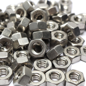1/4-20 Stainless Steel Hex Nuts, 100pcs