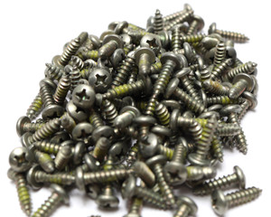 #6 x 1/2" Phillips Pan Head Sheet Metal Threadlocker Screws, 100pcs