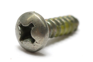 #6 x 1/2" Phillips Pan Head Sheet Metal Threadlocker Screws, 100pcs