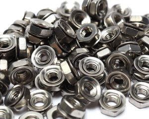 #10-32 Stainless Steel Flange Nuts, 100pcs #10-32 Stainless Steel Flange Nuts, 100pcs