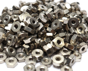 #4-40 Stainless Steel Hex Nuts, 100pcs