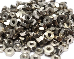 #4-40 Stainless Steel Hex Nuts, 200pcs