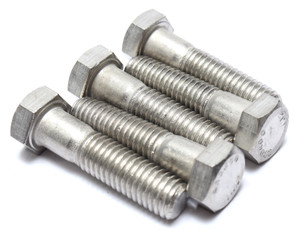 1/2"-13 x 2" Stainless Steel Partially Threaded Hex Bolts, 5pcs