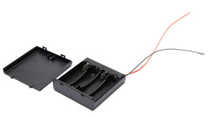 Battery Holder With Switch, 6 Volt (4 AA)