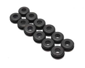 5/8" Hole Rubber Grommets for 1/8" Panel, 3/8" ID, 12pcs