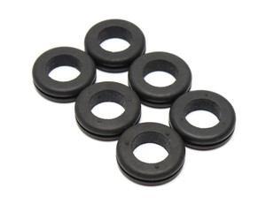 7/8" Hole Rubber Grommets for 1/16" Panel, 5/8" ID, 6pcs 7/8" Hole Rubber Grommets for 1/16" Panel, 5/8" ID, 6pcs