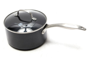 GreenPan Black Ceramic Nonstick 3.25QT Stock Pot w/ Lid GreenPan Black Ceramic Nonstick 3.25QT Stock Pot w/ Lid