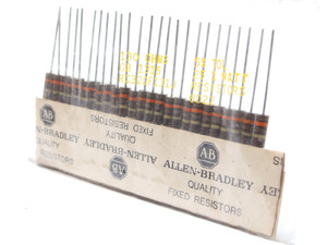 Allen Bradley RC32GF131J 130 Ohm 1 Watt 5% Carbon Resistor, 25pc
